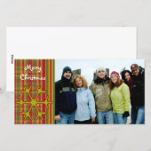 Zo Schattig Kerstmis Plaid Feestdagenkaart (Voorkant / Achterkant)