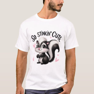 Zo Schattig Stinkende Stinkdier Kunst T-shirt