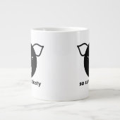 zo schattig, zo lekker varkensvlees grote koffiekop (Voorkant)