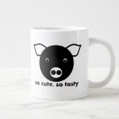 zo schattig, zo lekker varkensvlees grote koffiekop (Rechts)