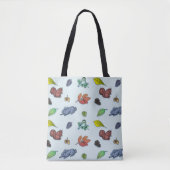 Zo Schattige bosdieren herfstflora Tote Bag (Voorkant)