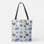 Zo Schattige bosdieren herfstflora Tote Bag (Achterkant)