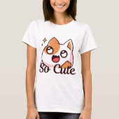 Zo Schattige Cat T-shirt (Voorkant)