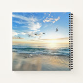 Zo, Sky. Zee. Zand. Beach Scene Notitieboek (Achterkant)