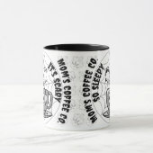 Zo slaperig Halloween Mok (Side Design) (Midden)