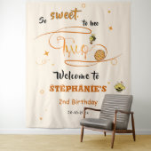 Zo Slecht Om Twee Mooie Bijen Te Zijn 2de Verjaard Wandkleed (In situ)