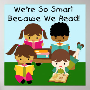 Zo slim omdat wij het Poster van de klasruimte lez