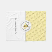 Zo snel als kan Cartoon zijn | Gepersonaliseerd mo Fleece Deken (Voorkant (Horizontaal))