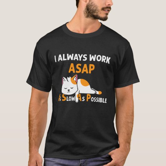 Zo snel mogelijk kattenpyjama 1 t-shirt (Voorkant)