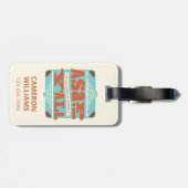 ZO SNEL MOGELIJK | Zo zuidelijk mogelijk Y'ALL Bagagelabel (Achterkant horizontaal)