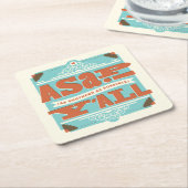 ZO SNEL MOGELIJK | Zo zuidelijk mogelijk Y'ALL Kartonnen Onderzetters (Schuin)