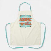 ZO SNEL MOGELIJK | Zo zuidelijk mogelijk Y'ALL Schort (Voorkant)