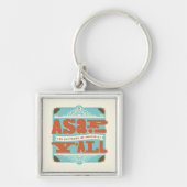 ZO SNEL MOGELIJK | Zo zuidelijk mogelijk Y'ALL Sleutelhanger (Voorkant)