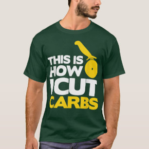 Zo snijd ik koolvis Pizza Lover Italiaans voedsel T-shirt