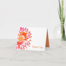 Zo Spring Flower Baby Naming Dank je kaart