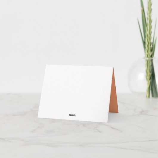 Zo  Spring Flower Baby Naming Dank je kaart (Achterkant)