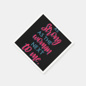 Zo sterk als de vrouw naast mij III 93 Servet (Hoek)