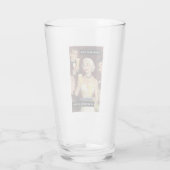 Zo tevreden als beer - Retro Cocktail Waitress Glas (Achterkant)