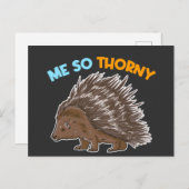 Zo Thorny Feestdagenkaart (Voorkant / Achterkant)