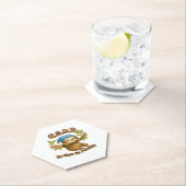 Zo traag mogelijk - Schattigee luiaard ASAP Classi Kartonnen Onderzetters (Insitu)