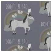 Zo triest emo eenhoorn stof (Close Up)