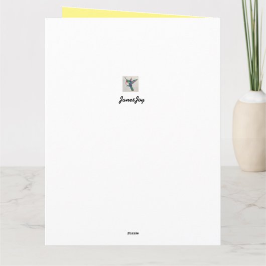 Zo triest! Groot pensioen van grappige meid uit gr Kaart (Achterkant)