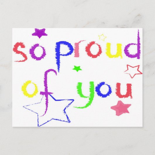 Zo trots op je briefkaart (Voorkant)