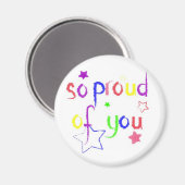 Zo trots op je... Magneet (Voorkant / Achterkant)