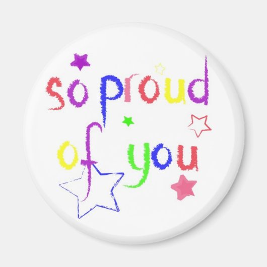 Zo trots op je... Magneet (Voorkant)