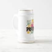 'Zo trots op je' sticker Bierpul (Voorkant links)