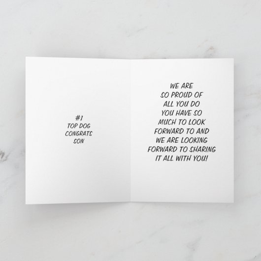 ZO TROTS OP JE ZOON AFSCHUWING KAART (Binnen)