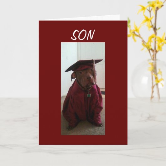 ZO TROTS OP JE ZOON AFSCHUWING KAART (Gele Bloem)