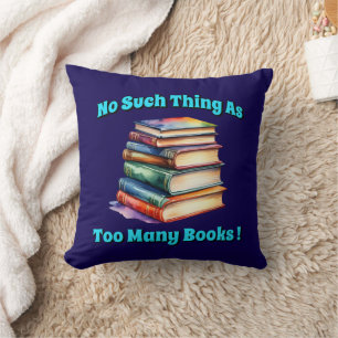 Zo veel als te veel boeken! kussen