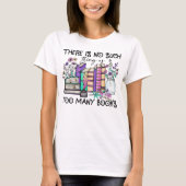 Zo veel als te veel boeken Lover T-Shirt (Voorkant)