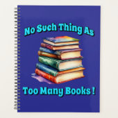 Zo veel als te veel boeken! planner (Voorkant)