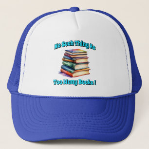 Zo veel als te veel boeken! trucker pet