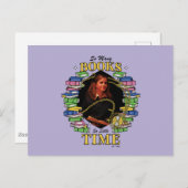 Zo veel boeken, zo weinig tijd briefkaart (Voorkant / Achterkant)