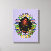 Zo veel boeken, zo weinig tijd canvas afdruk (Voorkant)