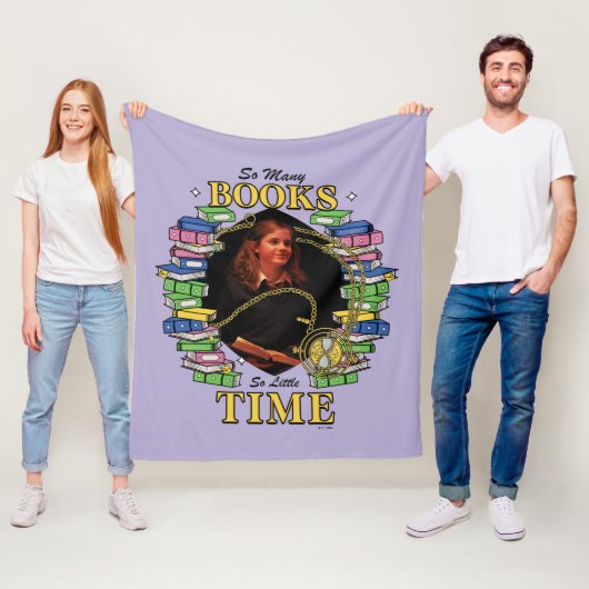 Zo veel boeken, zo weinig tijd fleece deken (In situ)