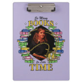 Zo veel boeken, zo weinig tijd klembord (Voorkant)