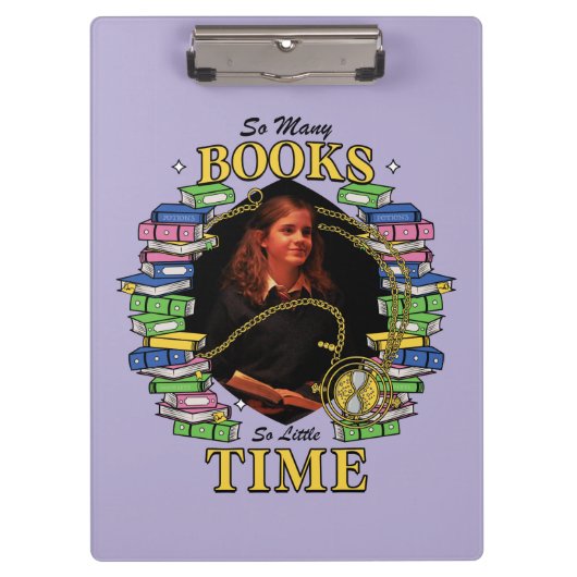 Zo veel boeken, zo weinig tijd klembord (Voorkant)