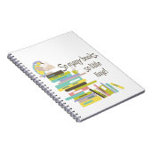 Zo veel boeken, zo weinig tijd laptop notitieboek (Rechterzijde)