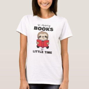 Zo veel boeken, zo weinig tijd, Lull Reading Book T-shirt