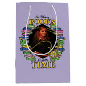 Zo veel boeken, zo weinig tijd medium cadeauzakje (Voorkant)