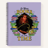 Zo veel boeken, zo weinig tijd notitieboek (Voorkant)