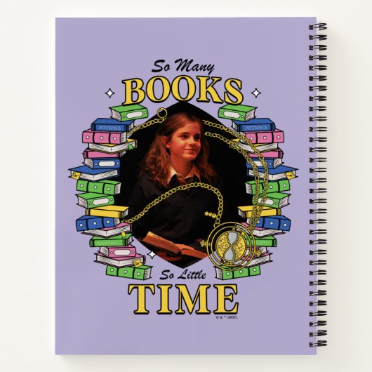 Zo veel boeken, zo weinig tijd notitieboek (Achterkant)