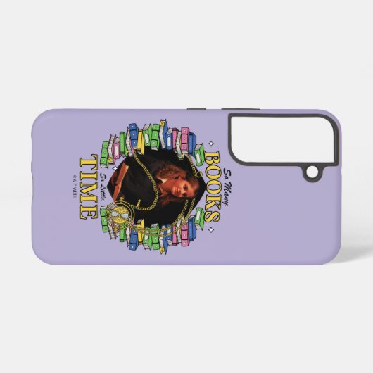 Zo veel boeken, zo weinig tijd samsung galaxy hoesje (Achterkant horizontaal)