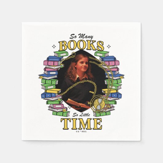 Zo veel boeken, zo weinig tijd servet (Voorkant)