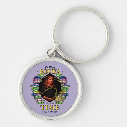 Zo veel boeken, zo weinig tijd sleutelhanger (Voorkant)