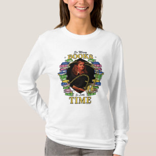 Zo veel boeken, zo weinig tijd t-shirt